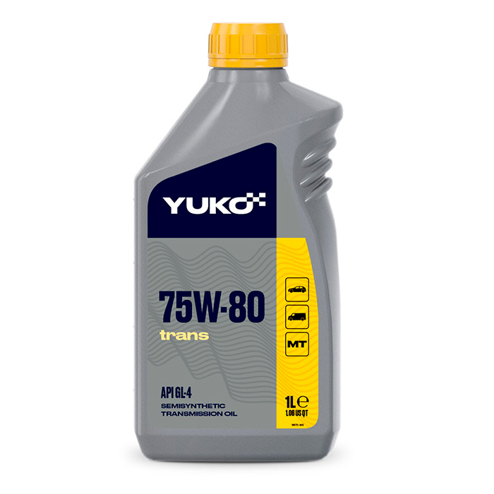 Олива трансмісійна YUKO TRANS 75W-80 1л
